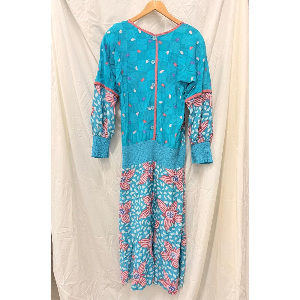 Vintage 80s Dress Jeanne Marc‎ Avant Garde Designer Dress Size 6 Whimsical